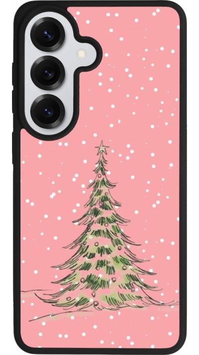Samsung Galaxy S26 Case Hülle - Silikon schwarz Christmas 25 Pink Tree