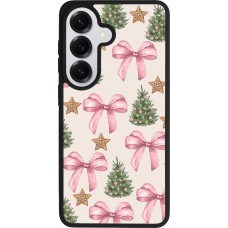 Samsung Galaxy S26 Case Hülle - Silikon schwarz Christmas 25 Vintage Ribbons