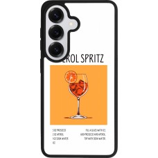 Samsung Galaxy S26 Case Hülle - Silikon schwarz Cocktail Rezept Aperol Spritz