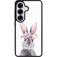 Coque Samsung Galaxy S26 - Silicone rigide noir Easter 2023 flower bunny