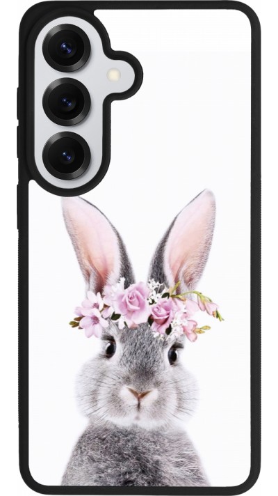 Coque Samsung Galaxy S26 - Silicone rigide noir Easter 2023 flower bunny
