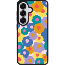 Coque Samsung Galaxy S26 - Silicone rigide noir Easter 2024 flower power