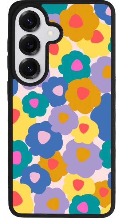 Coque Samsung Galaxy S26 - Silicone rigide noir Easter 2024 flower power