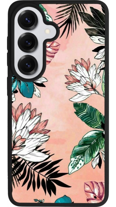 Samsung Galaxy S26 Case Hülle - Silikon schwarz Flowers Artprint