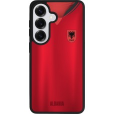 Coque Samsung Galaxy S26 - Silicone rigide noir Maillot de football Albanie personnalisable