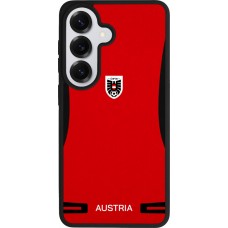 Coque Samsung Galaxy S26 - Silicone rigide noir Maillot de football Autriche 2026 personnalisable