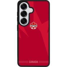 Coque Samsung Galaxy S26 - Silicone rigide noir Maillot de football Canada 2026 personnalisable