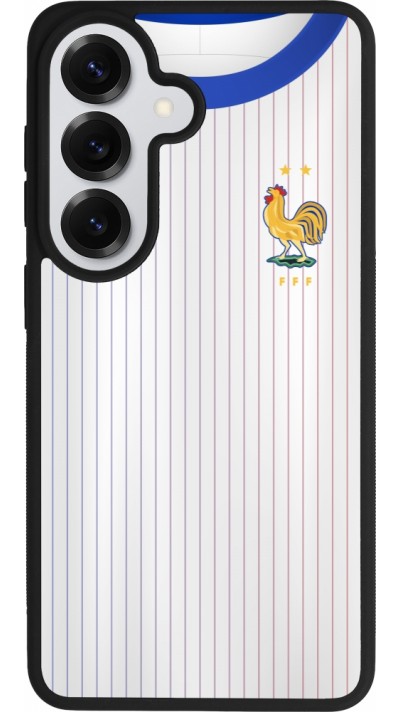 Samsung Galaxy S26 Case Hülle - Silikon schwarz Frankreich Away personalisierbares Fussballtrikot