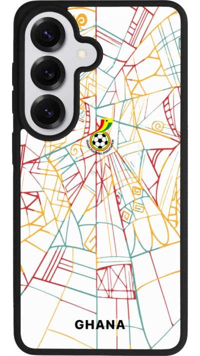 Samsung Galaxy S26 Case Hülle - Silikon schwarz Ghana 2026 personalisierbares Fussballtrikot