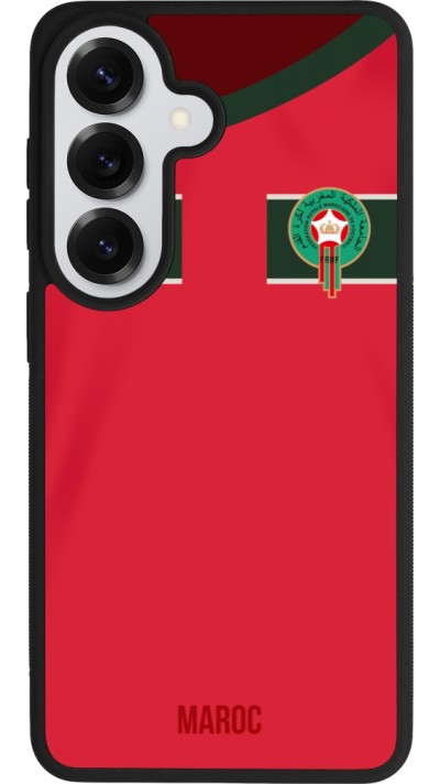 Samsung Galaxy S26 Case Hülle - Silikon schwarz Marokko 2022 personalisierbares Fussballtrikot