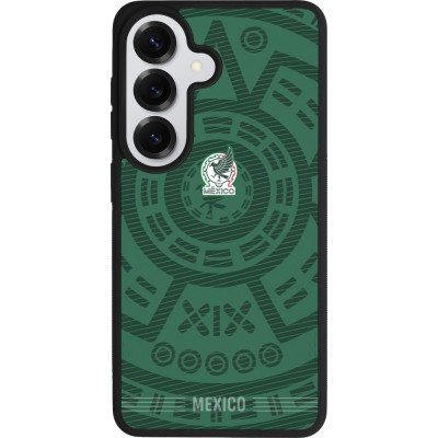 Coque Samsung Galaxy S26 - Silicone rigide noir Maillot de football Mexique 2026 personnalisable