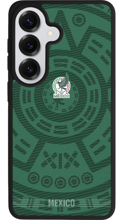 Samsung Galaxy S26 Case Hülle - Silikon schwarz Mexiko 2026 personalisierbares Fussballtrikot