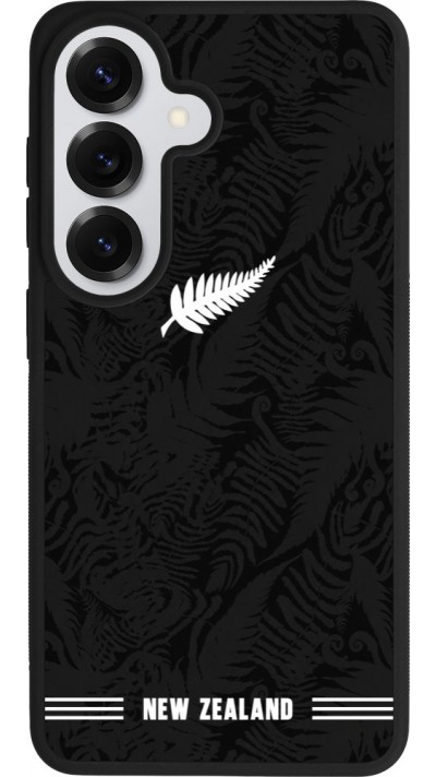 Samsung Galaxy S26 Case Hülle - Silikon schwarz Neuseeland 2026 personalisierbares Fussballtrikot