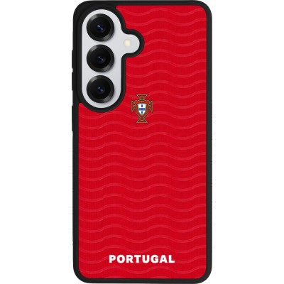 Coque Samsung Galaxy S26 - Silicone rigide noir Maillot de football Portugal 2026 personnalisable