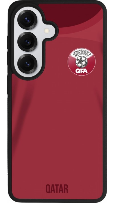 Samsung Galaxy S26 Case Hülle - Silikon schwarz Katar 2022 personalisierbares Fussballtrikot