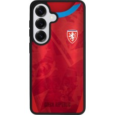Samsung Galaxy S26 Case Hülle - Silikon schwarz Tschechische Republik personalisierbares Fussballtrikot