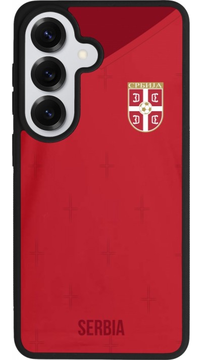 Samsung Galaxy S26 Case Hülle - Silikon schwarz Serbien 2022 personalisierbares Fussballtrikot