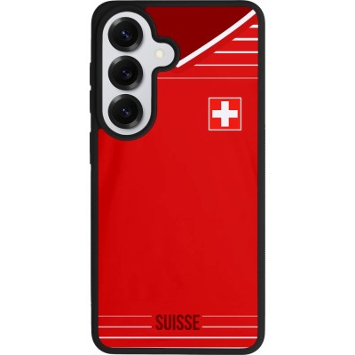 Coque Samsung Galaxy S26 - Silicone rigide noir Football shirt Switzerland 2022