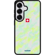 Coque Samsung Galaxy S26 - Silicone rigide noir Maillot de football Suisse Away 2026 personnalisable