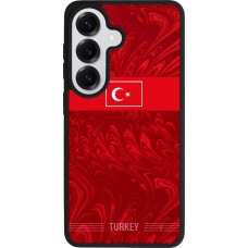 Samsung Galaxy S26 Case Hülle - Silikon schwarz Türkei 2026 personalisierbares Fussballtrikot