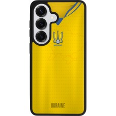 Coque Samsung Galaxy S26 - Silicone rigide noir Maillot de football Ukraine