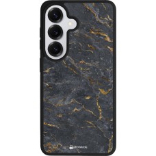 Samsung Galaxy S26 Case Hülle - Silikon schwarz Grey Gold Marble