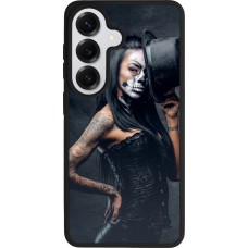 Samsung Galaxy S26 Case Hülle - Silikon schwarz Halloween 22 Tattooed Girl