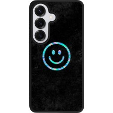 Coque Samsung Galaxy S26 - Silicone rigide noir Happy smiely irisé