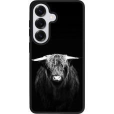 Coque Samsung Galaxy S26 - Silicone rigide noir Highland calf black