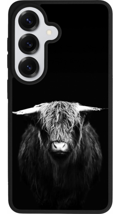 Coque Samsung Galaxy S26 - Silicone rigide noir Highland calf black