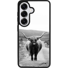 Samsung Galaxy S26 Case Hülle - Silikon schwarz Highland cattle