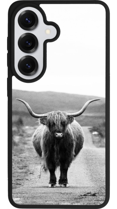 Coque Samsung Galaxy S26 - Silicone rigide noir Highland cattle