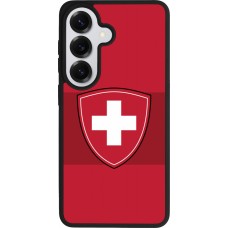 Coque Samsung Galaxy S26 - Silicone rigide noir Hockey World Championship Ecusson Suisse