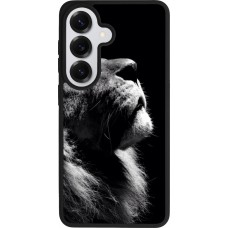 Samsung Galaxy S26 Case Hülle - Silikon schwarz Lion looking up