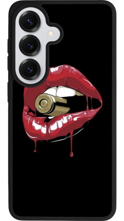 Samsung Galaxy S26 Case Hülle - Silikon schwarz Lips bullet