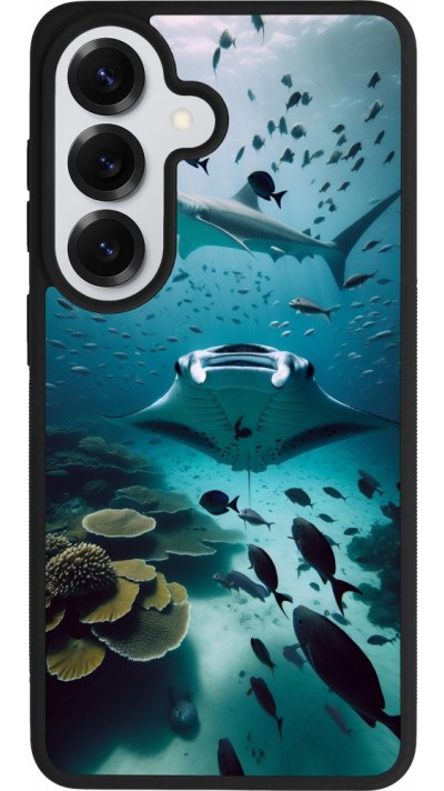 Samsung Galaxy S26 Case Hülle - Silikon schwarz Manta Lagune Reinigung