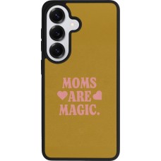 Coque Samsung Galaxy S26 - Silicone rigide noir Mom 2026 Are Magic