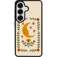 Coque Samsung Galaxy S26 - Silicone rigide noir Half moon stamp 2026