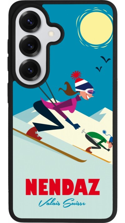Samsung Galaxy S26 Case Hülle - Silikon schwarz Nendaz Ski Downhill