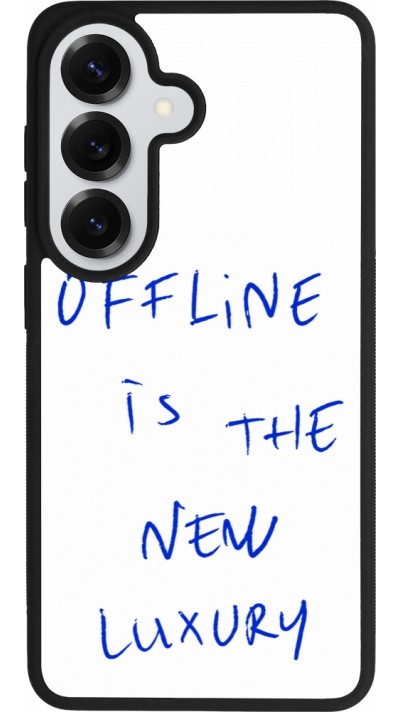Coque Samsung Galaxy S26 - Silicone rigide noir Offline is the new luxury