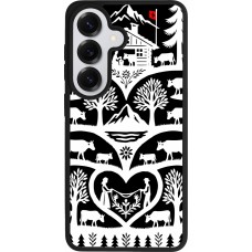 Coque Samsung Galaxy S26 - Silicone rigide noir Poya Suisse 2 noir