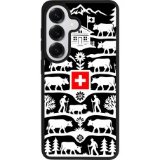 Coque Samsung Galaxy S26 - Silicone rigide noir Poya Suisse 3 noir