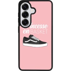 Coque Samsung Galaxy S26 - Silicone rigide noir princesse en basket