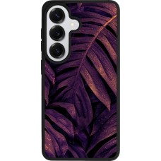 Coque Samsung Galaxy S26 - Silicone rigide noir Purple Light Leaves