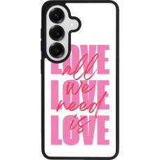 Coque Samsung Galaxy S26 - Silicone rigide noir Saint Valentines Day 26 Love all we need is