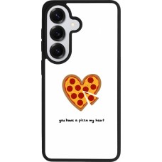 Samsung Galaxy S26 Case Hülle - Silikon schwarz Saint Valentines Day 26 You have my pizza heart