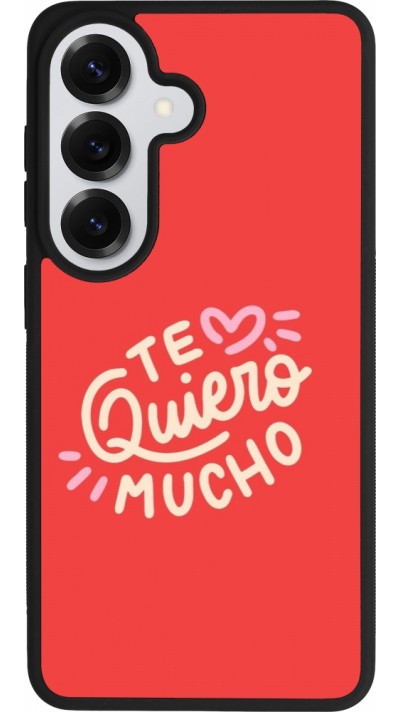 Samsung Galaxy S26 Case Hülle - Silikon schwarz Saint Valentines Day 26 Te quiero mucho