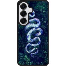Coque Samsung Galaxy S26 - Silicone rigide noir Serpent Blue Anaconda
