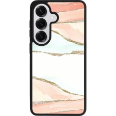 Coque Samsung Galaxy S26 - Silicone rigide noir Shimmering Orange