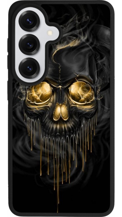 Samsung Galaxy S26 Case Hülle - Silikon schwarz Skull 02